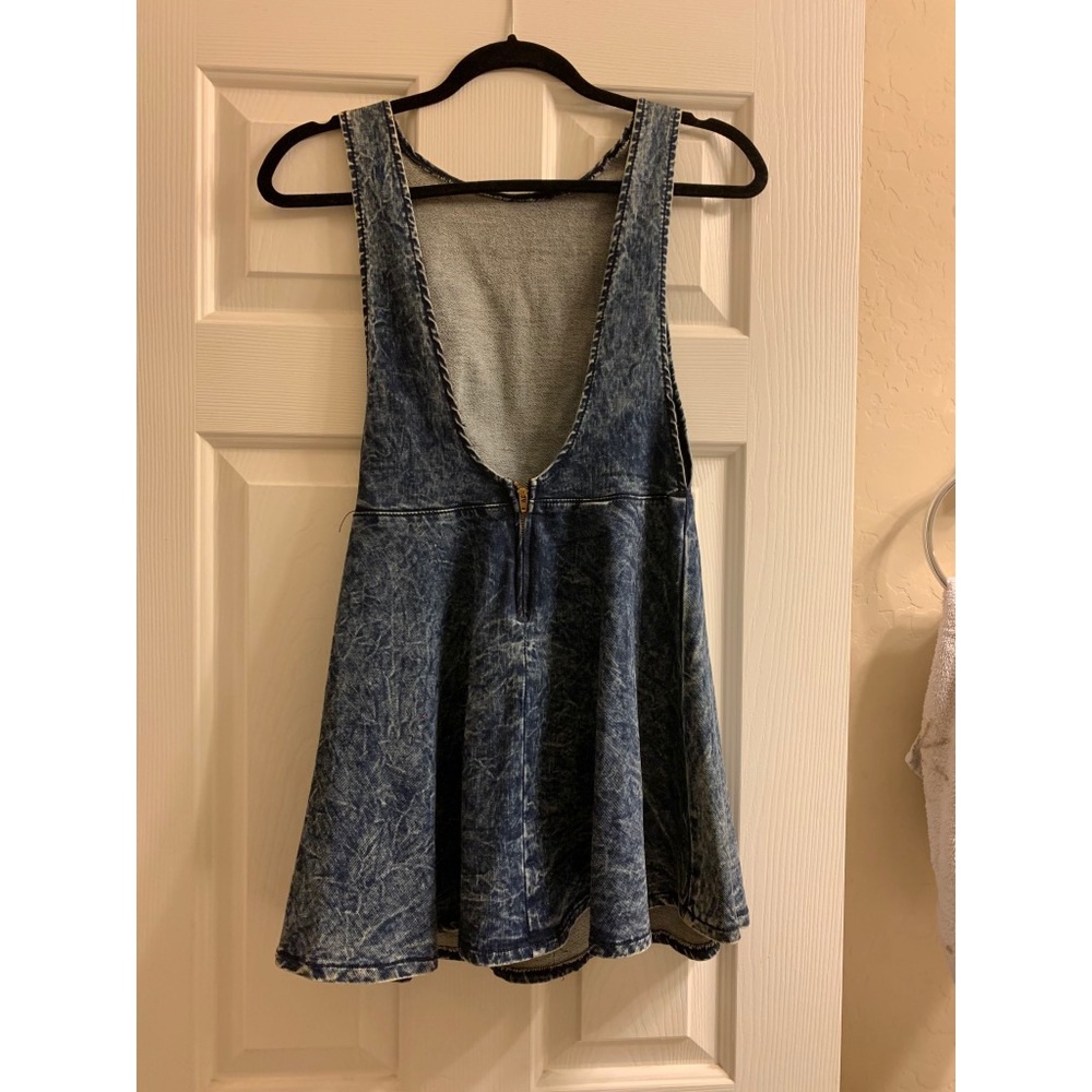 DENIM MINI DRESS - Picture 2 of 2